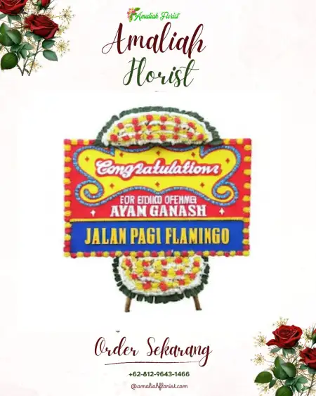 Sewa Papan Bunga Boro